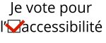 Débat "je vote pour l'accessibilité" : engagements des partis politiques