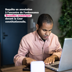 Action en justice contre l'ordonnance Bruxelles Numérique pour garantir un contact humain